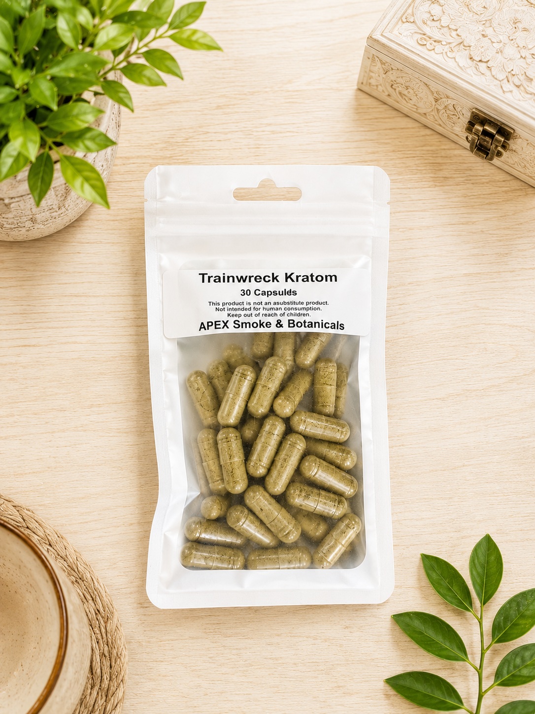 Green Maeng Da Kratom 60 Capsule